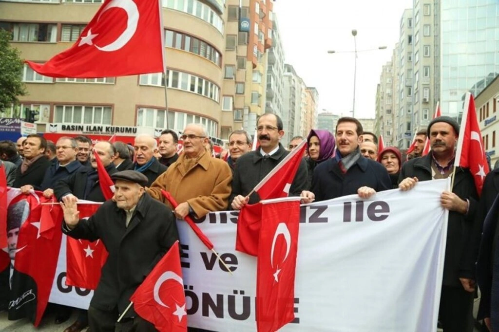 Teröre karşı Samsun tek yürek oldu