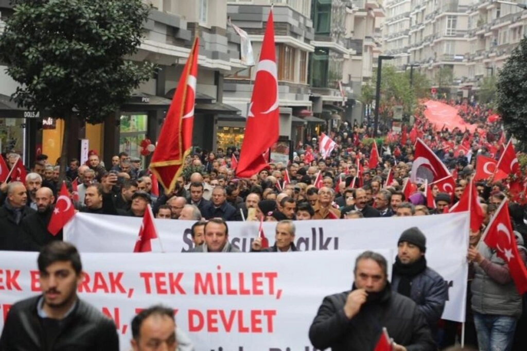 Teröre karşı Samsun tek yürek oldu