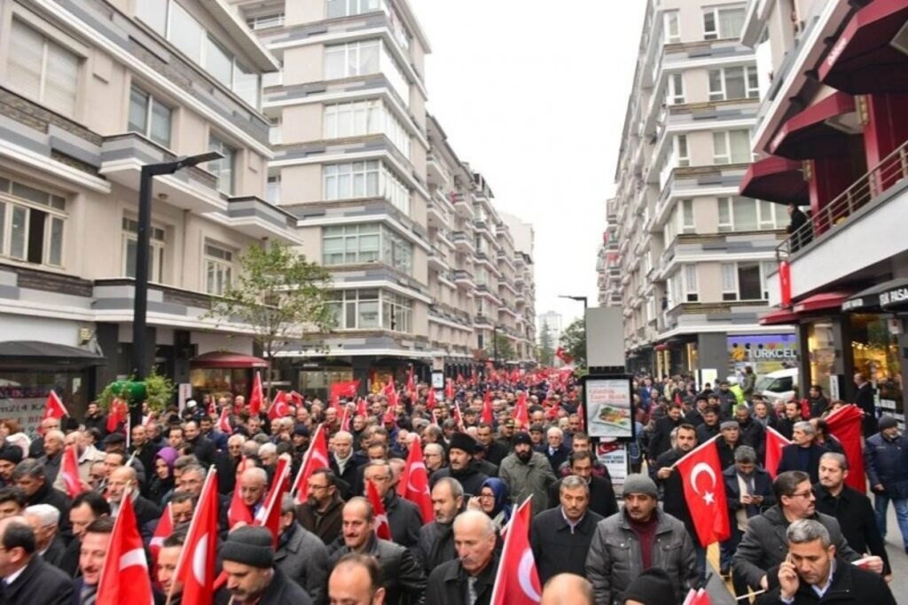 Teröre karşı Samsun tek yürek oldu