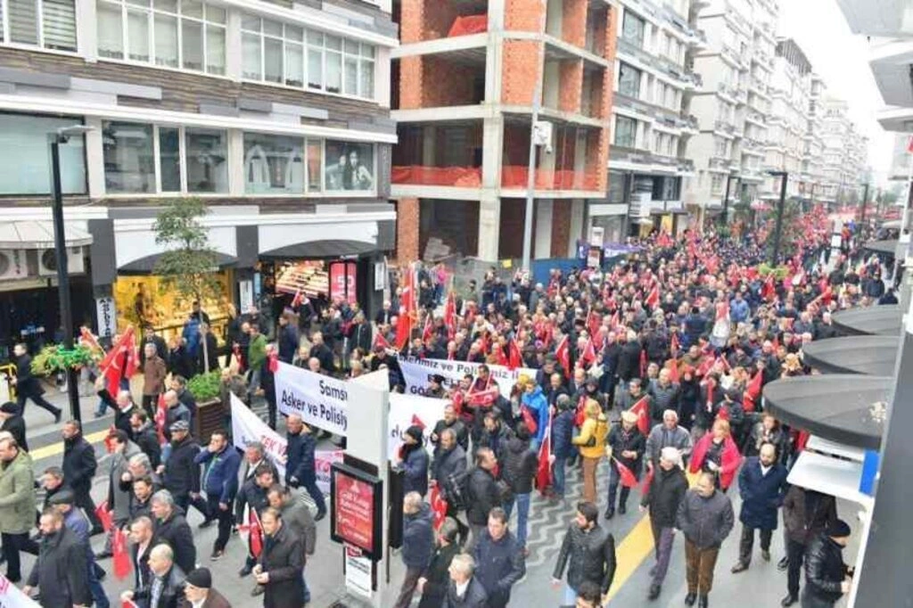 Teröre karşı Samsun tek yürek oldu