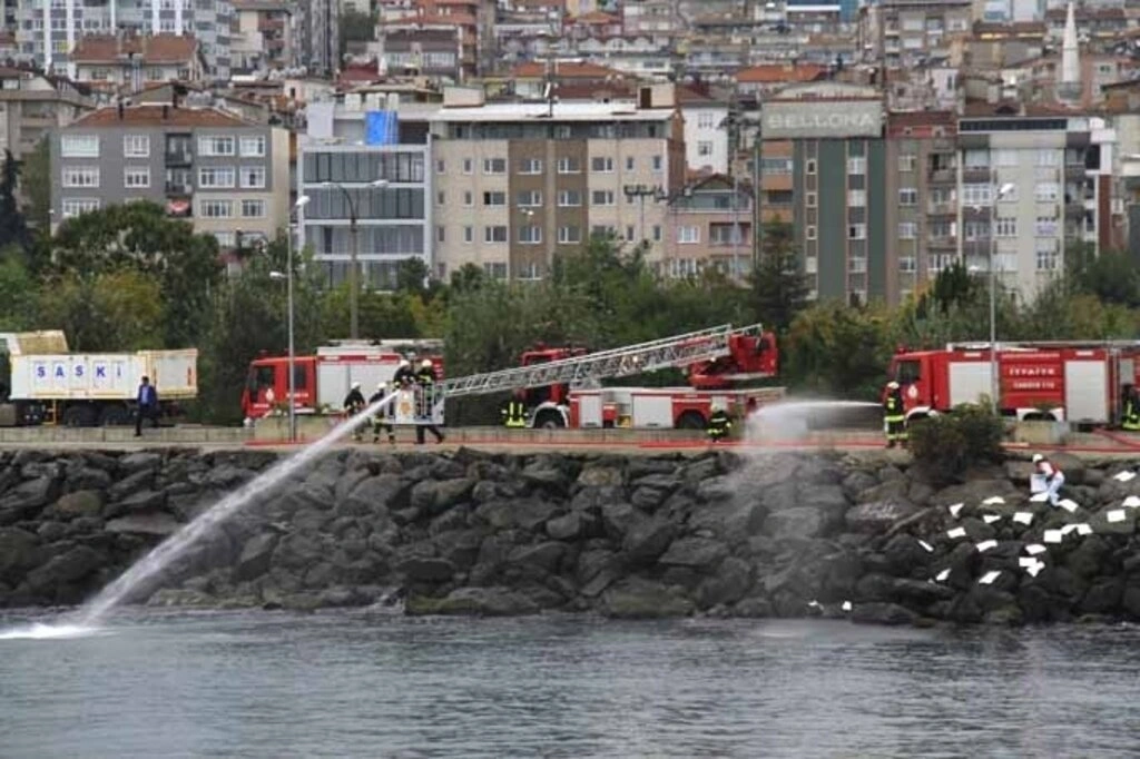 Samsun'da nefes kesen tatbikat