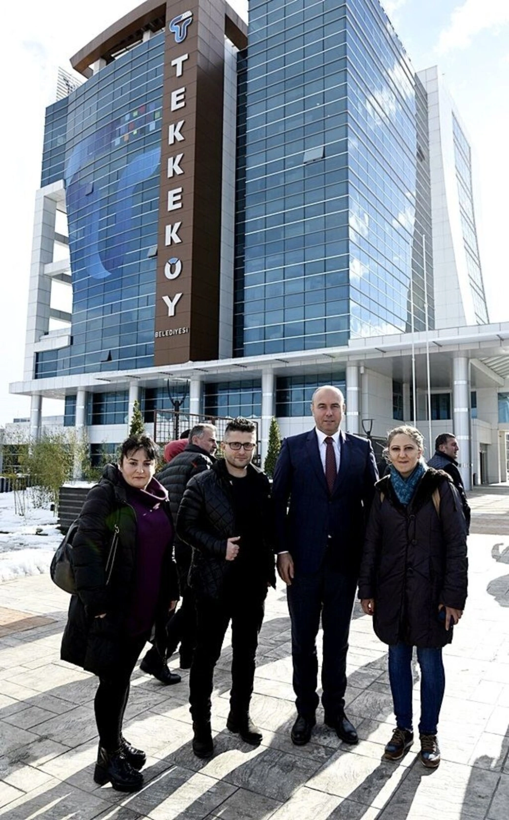 Gazetecilerden Tekkeköy Belediyesi'ne tam not