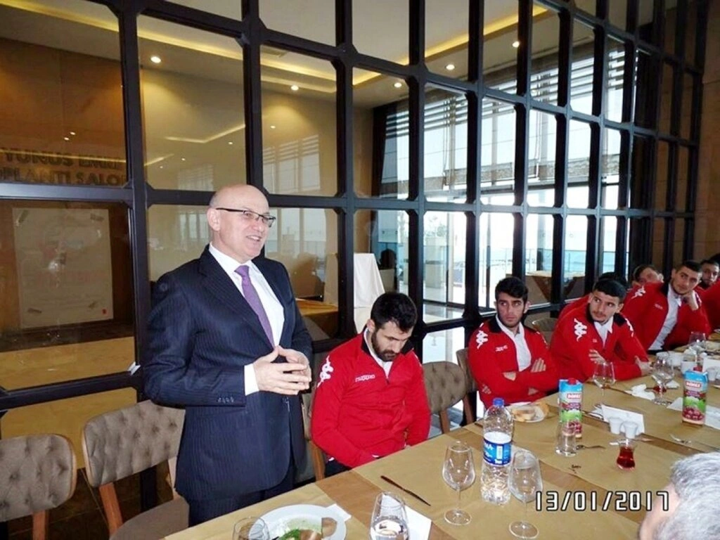 Başkanlar Termespor kampını ziyaret etti