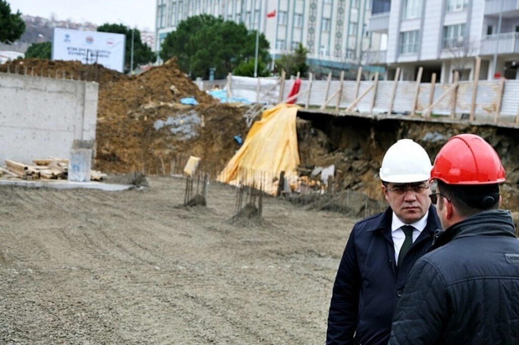Atakum'da Osmanlı hamamları çalışmaları tam gaz ilerliyor
