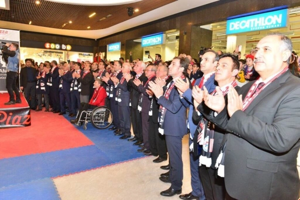 Piazza AVM'de Samsunspor coşkusu yaşandı!