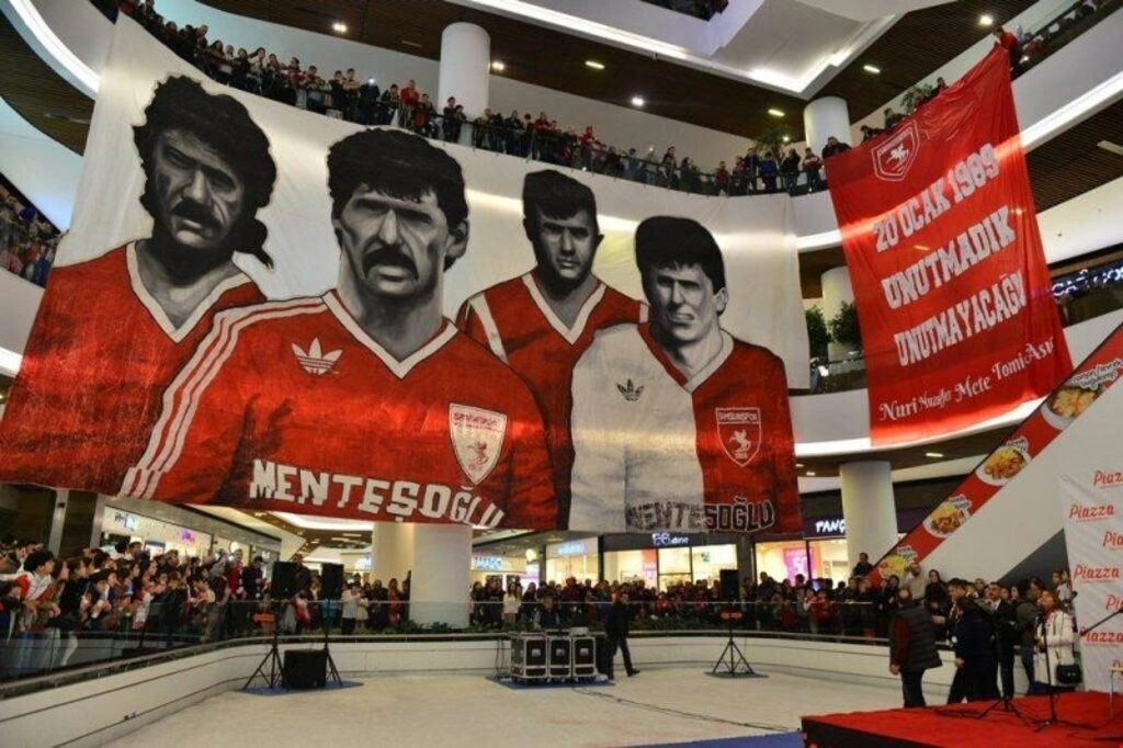 Piazza AVM'de Samsunspor coşkusu yaşandı!