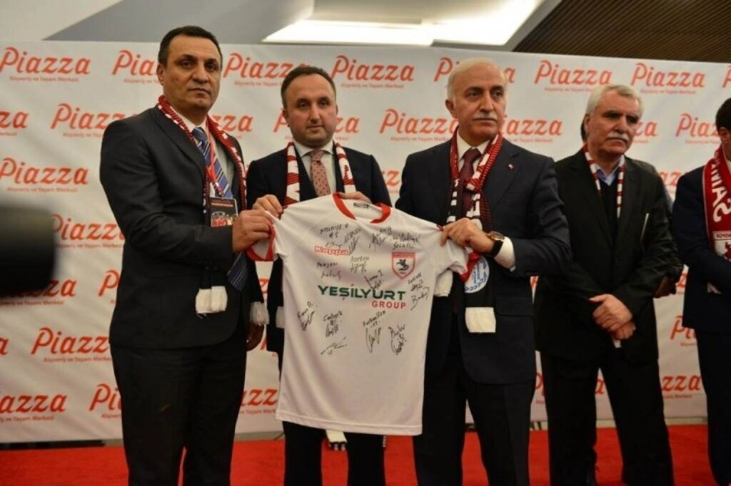 Piazza AVM'de Samsunspor coşkusu yaşandı!
