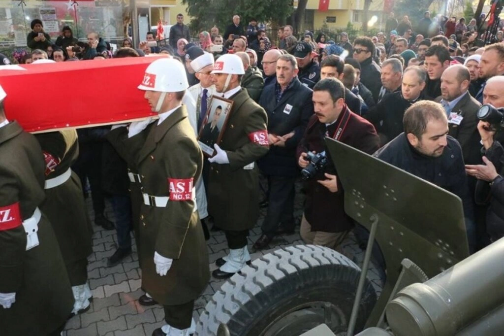 Şehit Ramazan Taşkın son yolculuğuna uğurlandı