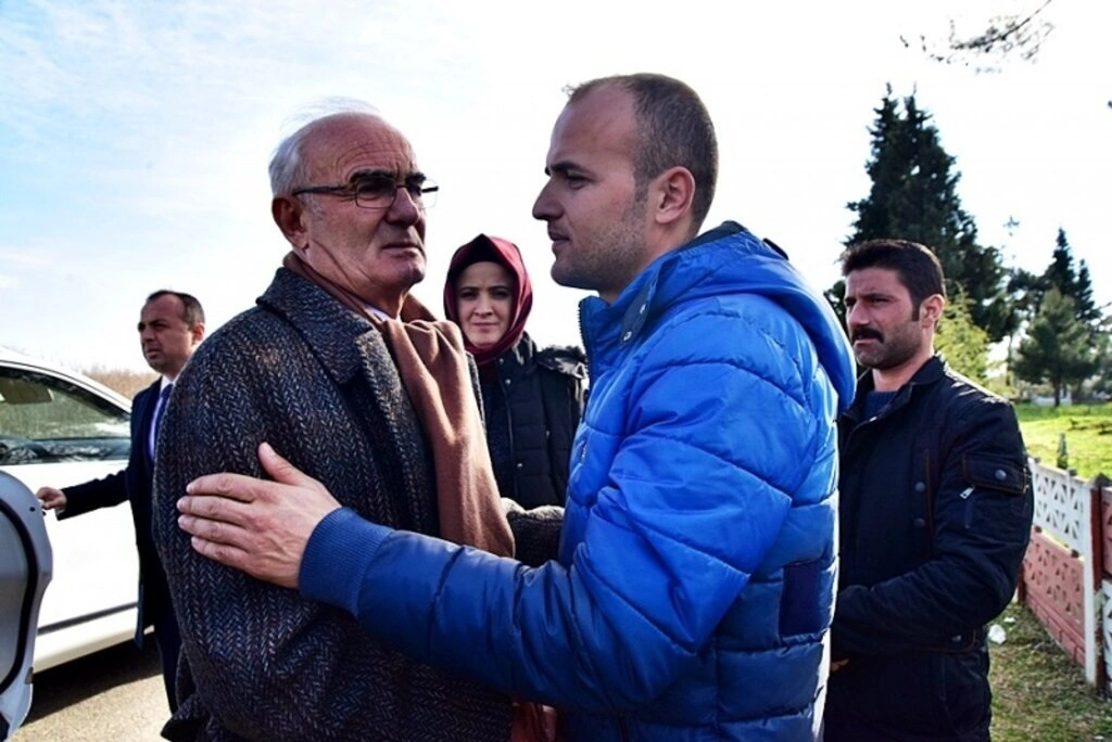 Başkan Yılmaz’dan şehit ailelerine ziyaret