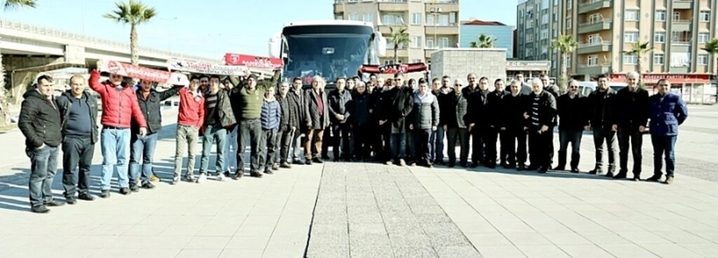 Samsunspor'a anıt için düğmeye basıldı