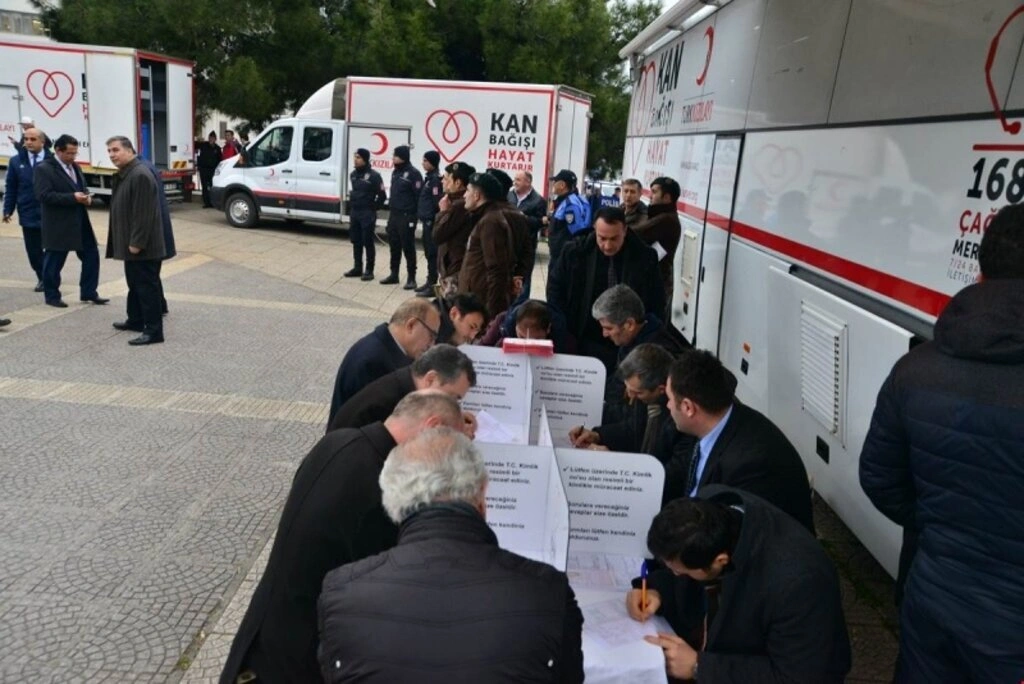 Samsun'da Kan ve Can Ver kampanyasına büyük ilgi