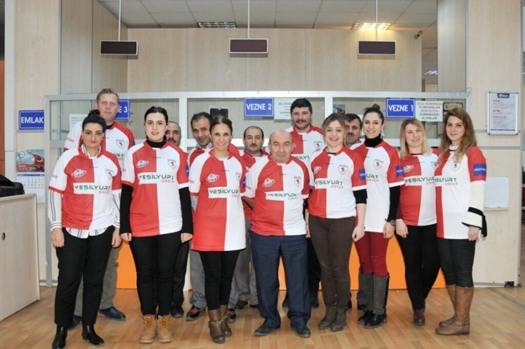 İlkadım Belediyesi'nde Samsunspor heyecanı