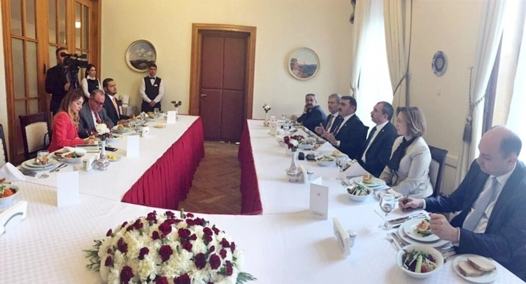 Milletvekili Köktaş Kolombiya heyetini ağırladı