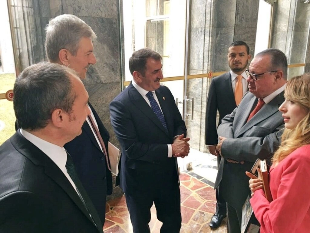 Milletvekili Köktaş Kolombiya heyetini ağırladı
