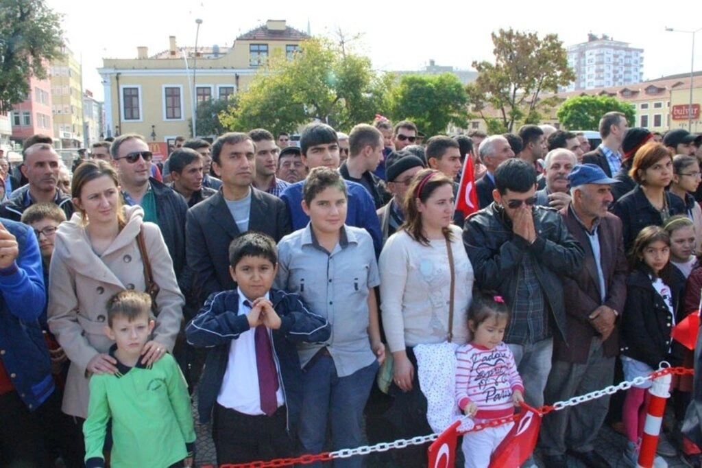 Samsun Cumhuriyet Meydanı'nda 29 Ekim Cumhuriyet Bayramı kutlama töreni fotoğrafları