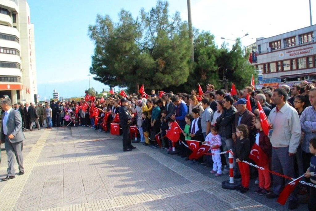 Samsun Cumhuriyet Meydanı'nda 29 Ekim Cumhuriyet Bayramı kutlama töreni fotoğrafları