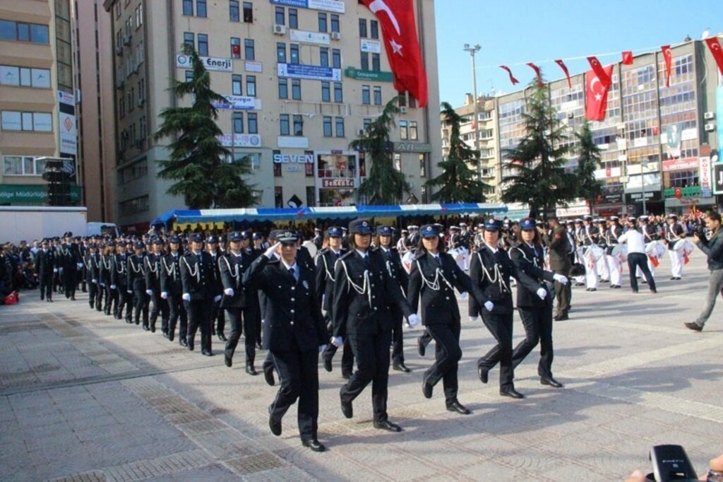 Samsun Cumhuriyet Meydanı'nda 29 Ekim Cumhuriyet Bayramı kutlama töreni fotoğrafları