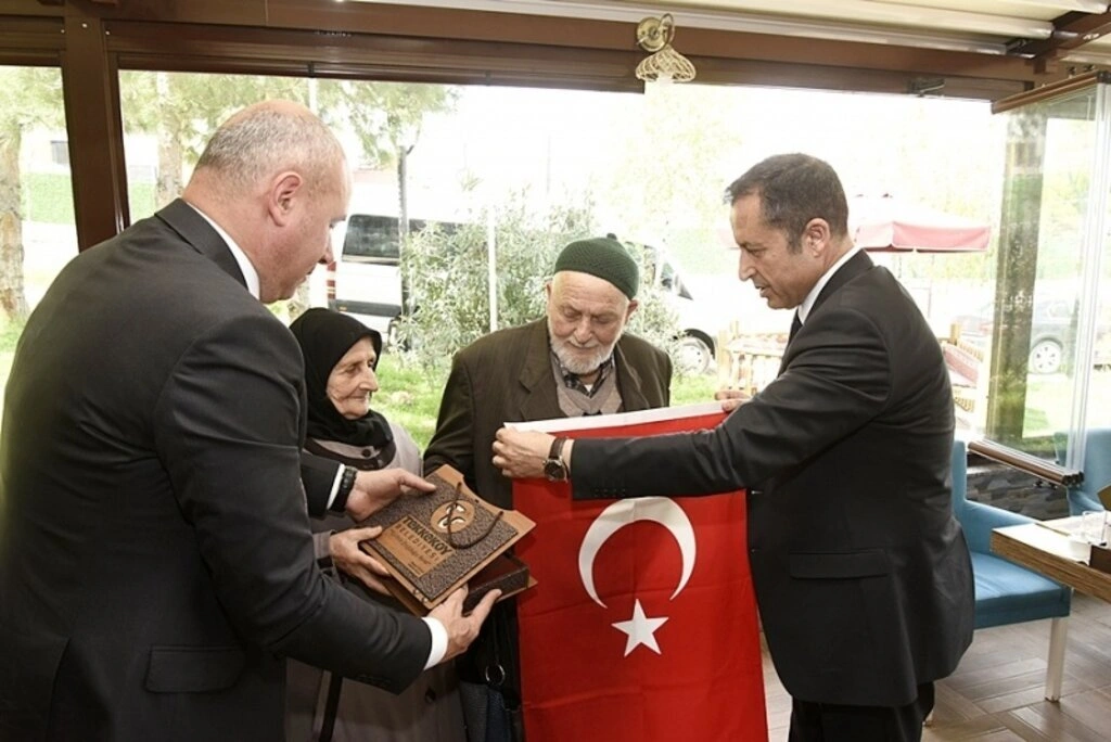 Başkan Togar ile Kaymakam Öztürk şehit aileleri ile bir araya geldi