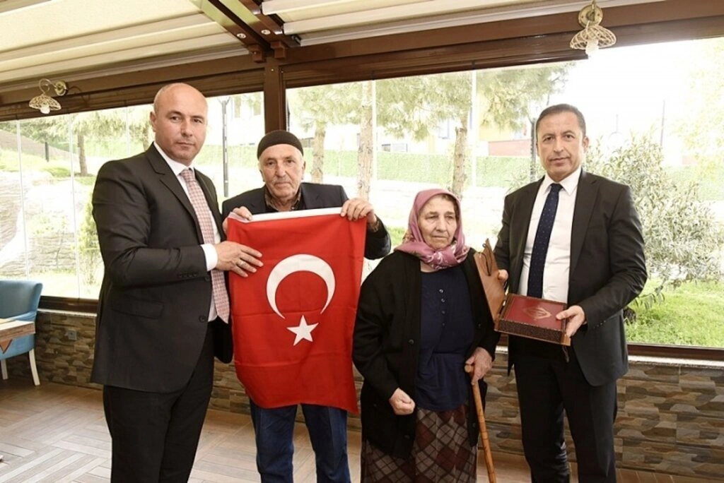 Başkan Togar ile Kaymakam Öztürk şehit aileleri ile bir araya geldi