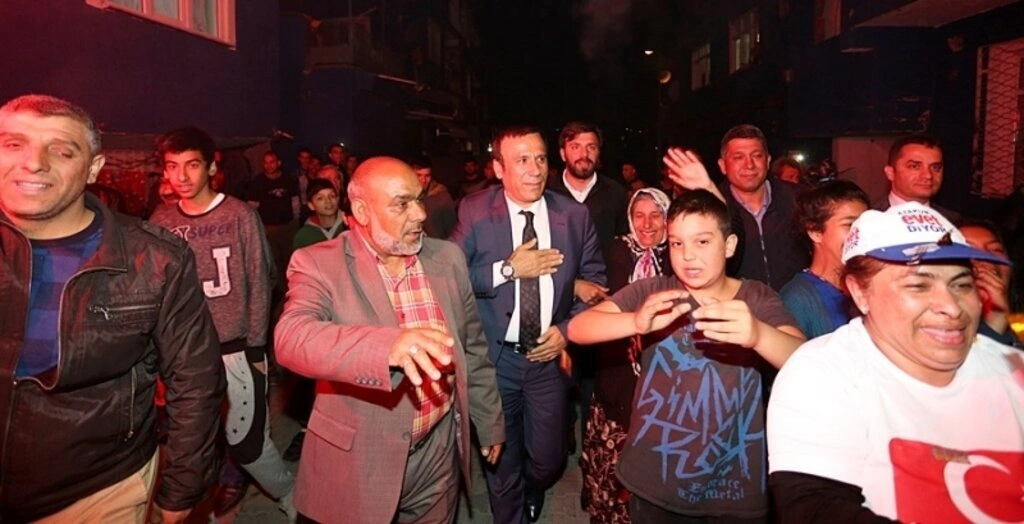 Samsun'da Romanlardan Evet kutlaması