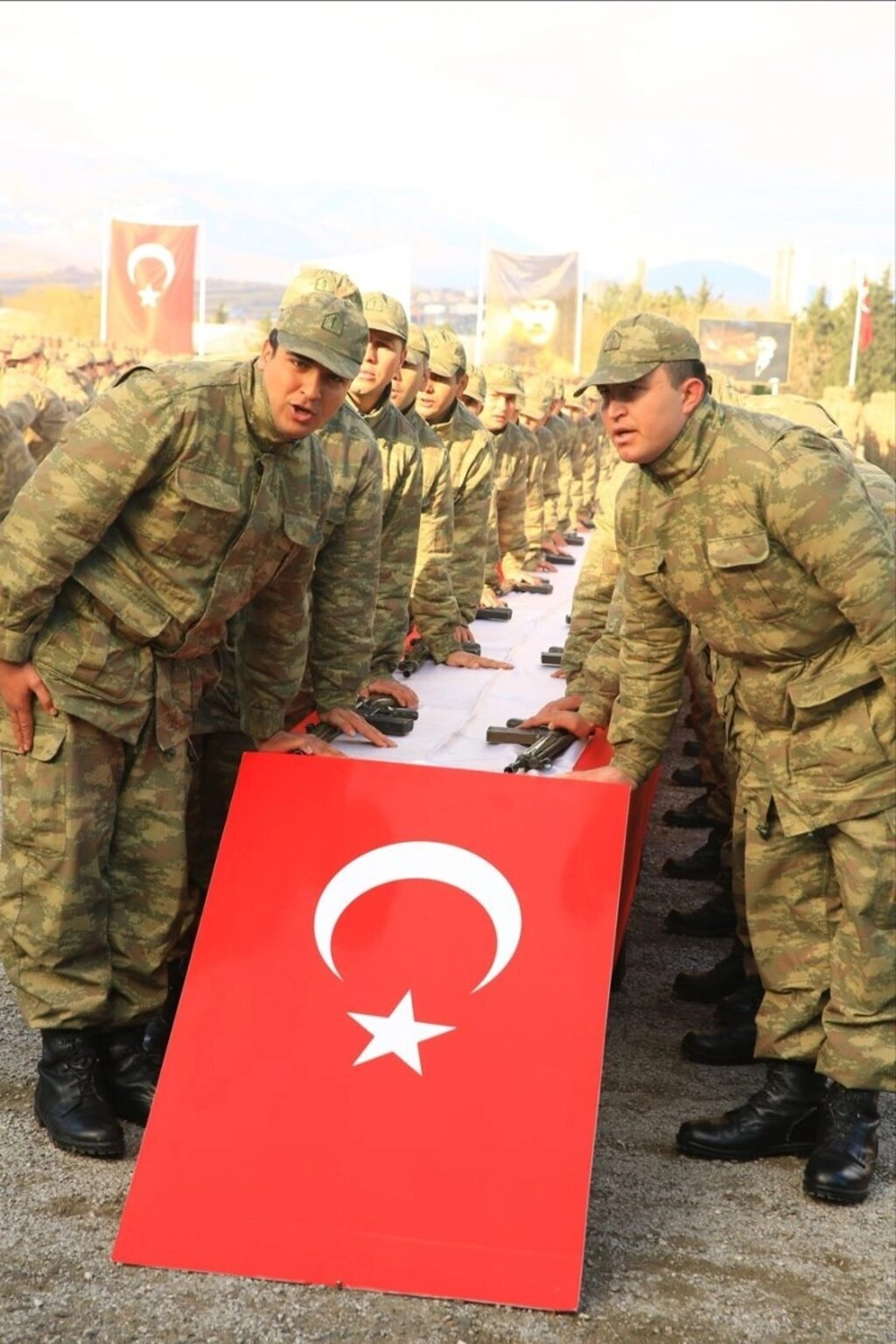 Acemi erler yemin etti