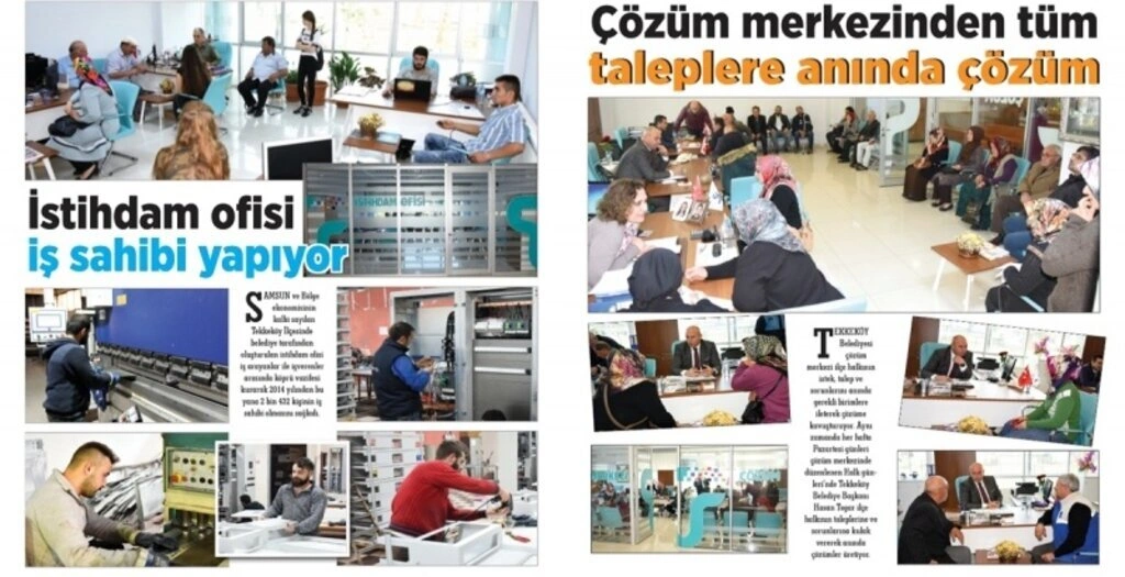 Tekkeköy'ün 2017 karnesi başarılarla dolu
