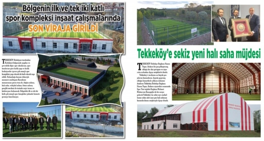 Tekkeköy'ün 2017 karnesi başarılarla dolu