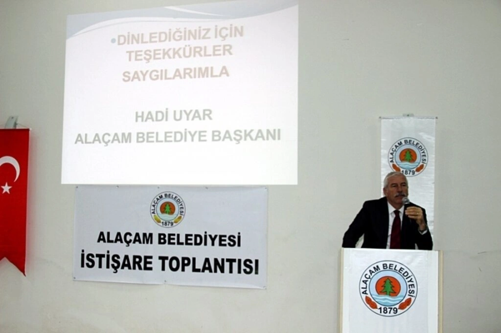 ALAÇAM BELEDİYE BAŞKANI HADİ UYAR MUHTARLAR İLE İSTİŞARE TOPLANTISINDA BİR ARAYA GELDİ