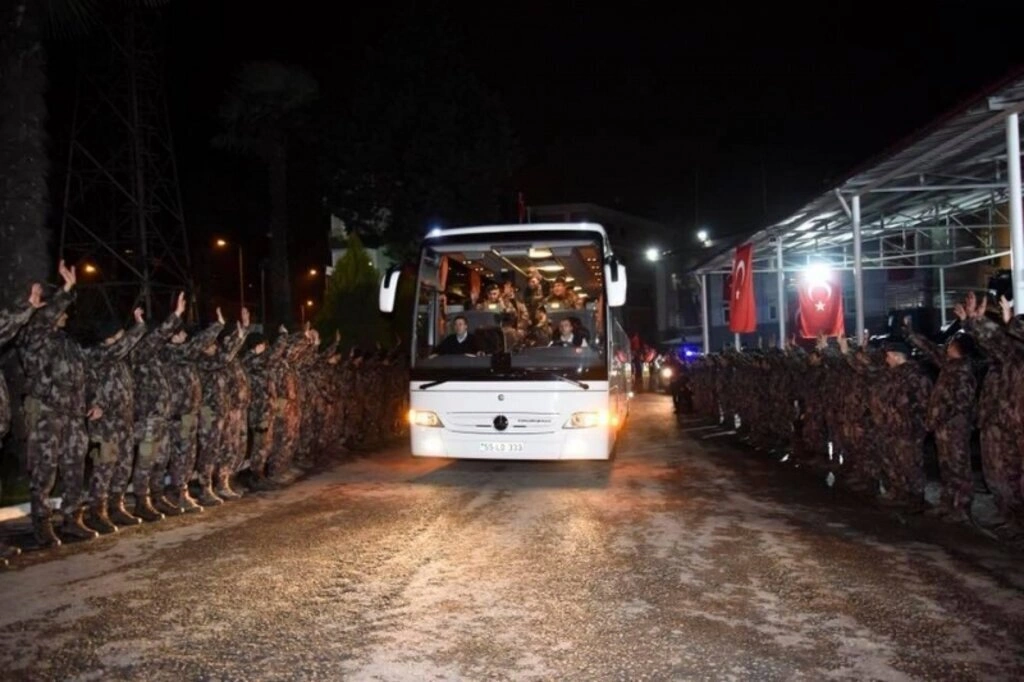 Kahramanlarımız Samsun'dan Afrin'e gidiyor
