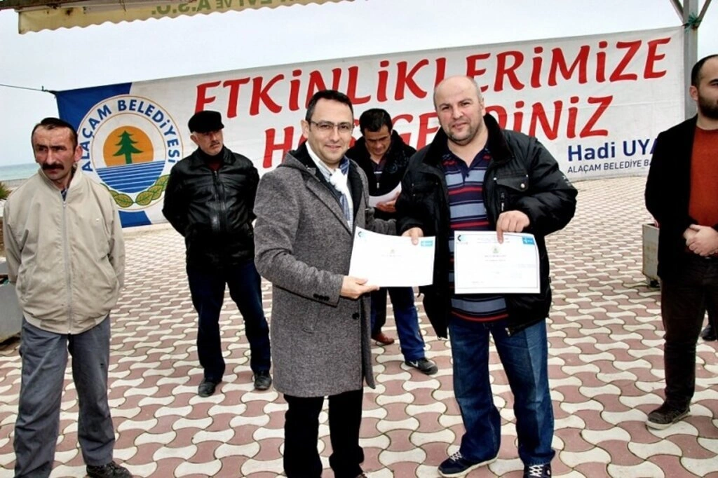 Alaçam'da Engelli ve Hükümlü Girişimcilere Belgeleri Verildi