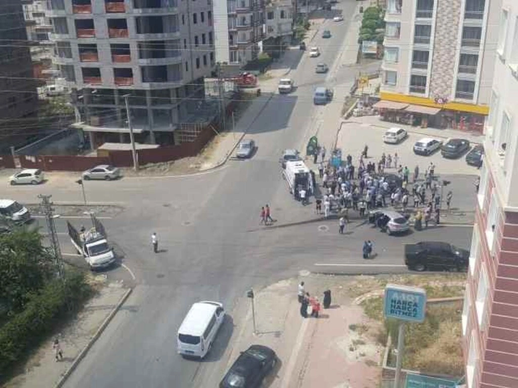 Atakum Yeni Mahallede Yine Kaza