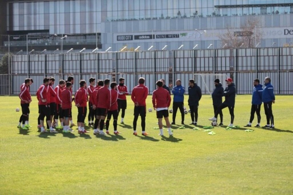 Yılport Samsunspor taktik çalıştı