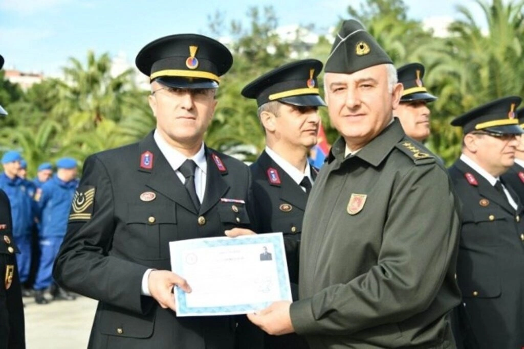 Samsun'da üstün başarı gösteren Jandarma Teşkilatı Mensuplarına ödül