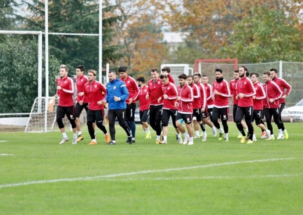 Samsunspor Hacettepespor maçının hazırlıklarını sürdürüyor