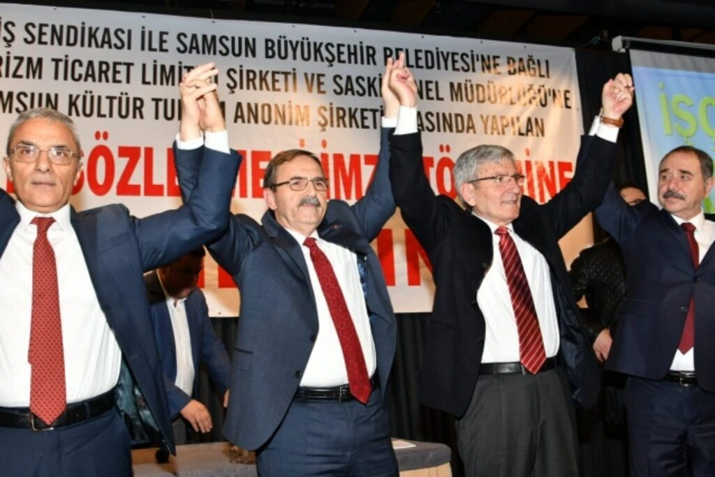 Samsun Büyükşehir'de toplu sözleşme sevinci