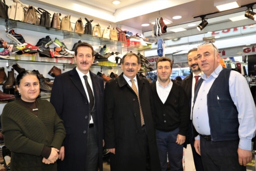 DEMİR VE TOK ESNAFLA BULUŞTU