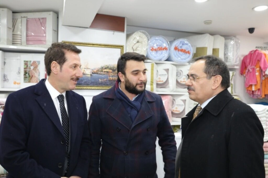 DEMİR VE TOK ESNAFLA BULUŞTU