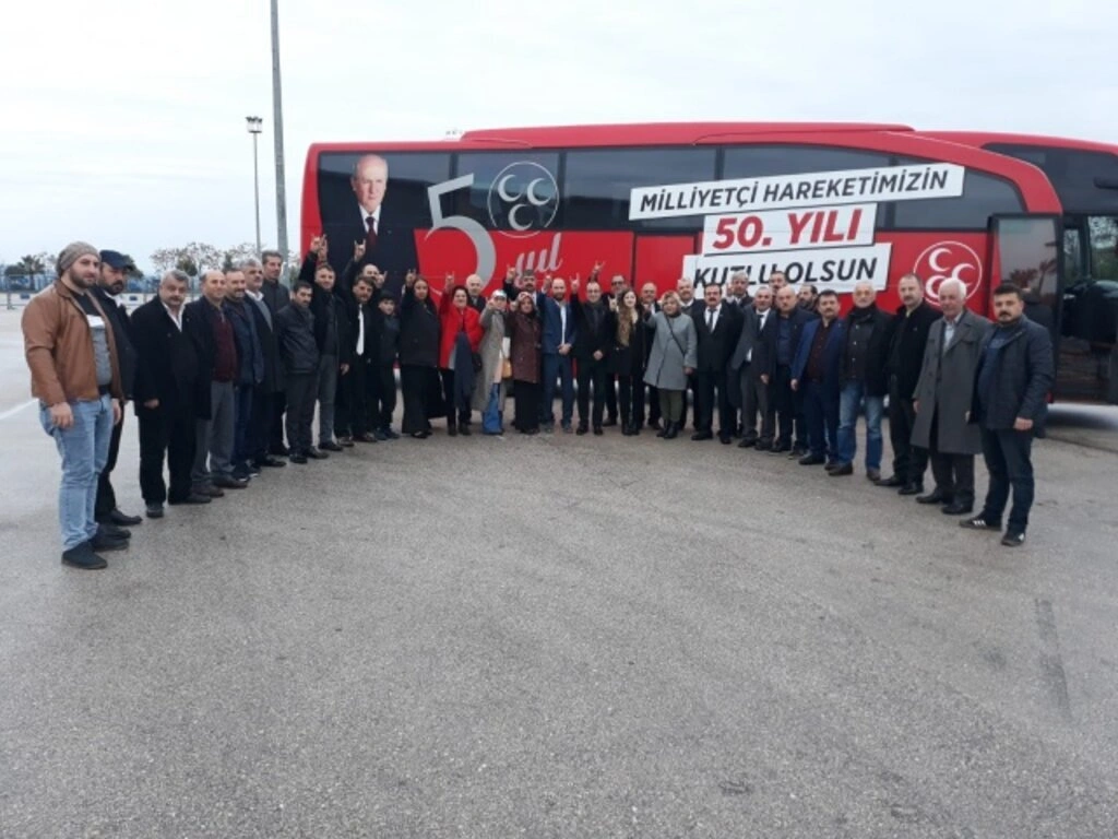 MHP Samsun 50. Yılı Adana’da Kutladı