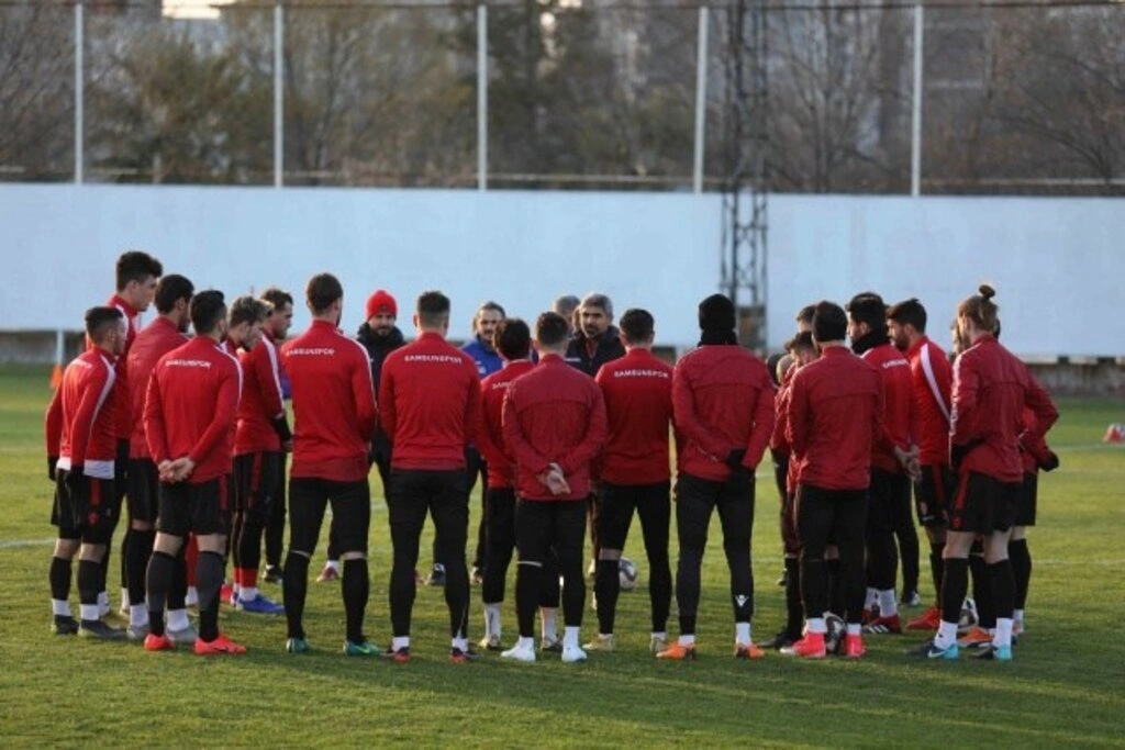 Samsunspor İnegölspor maçı hazırlıklarına başladı