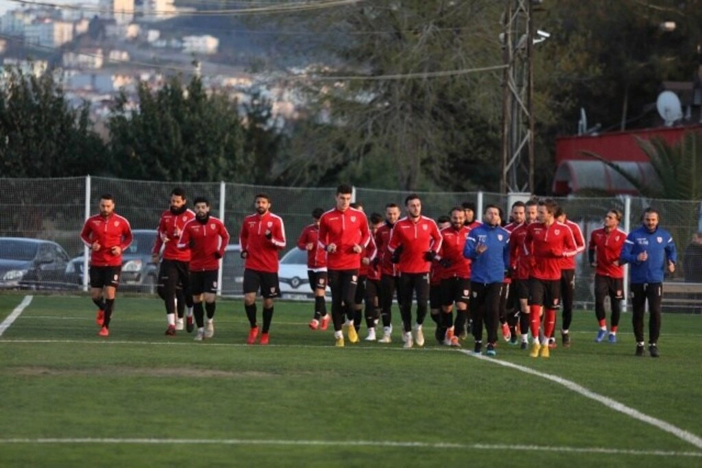 Samsunspor İnegölspor maçı hazırlıklarına başladı