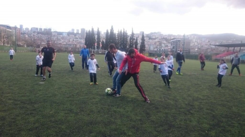 Canik Hasköy Cumhuriyet İlkokulu'ndan Babamla maçım var projesi