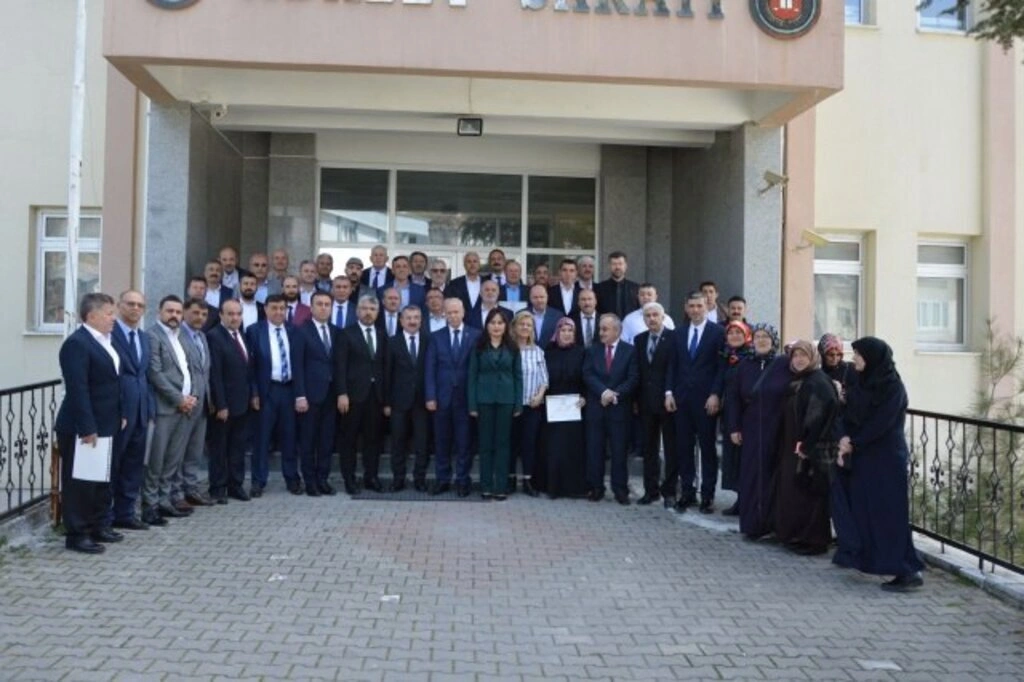 Havza Belediyesi'nde devir teslim töreni