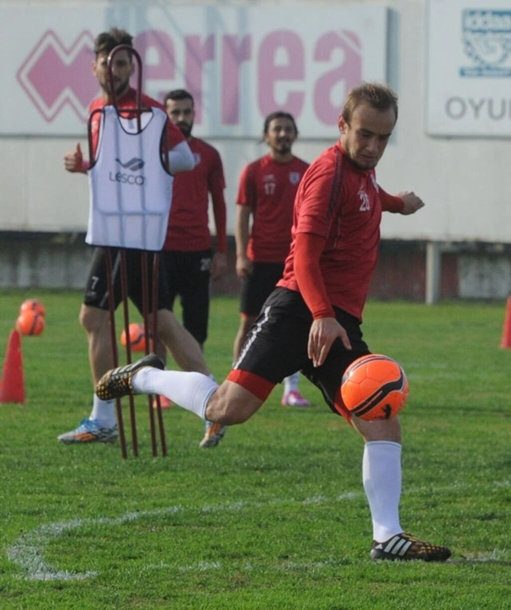 Samsunspor'da neşeli idman