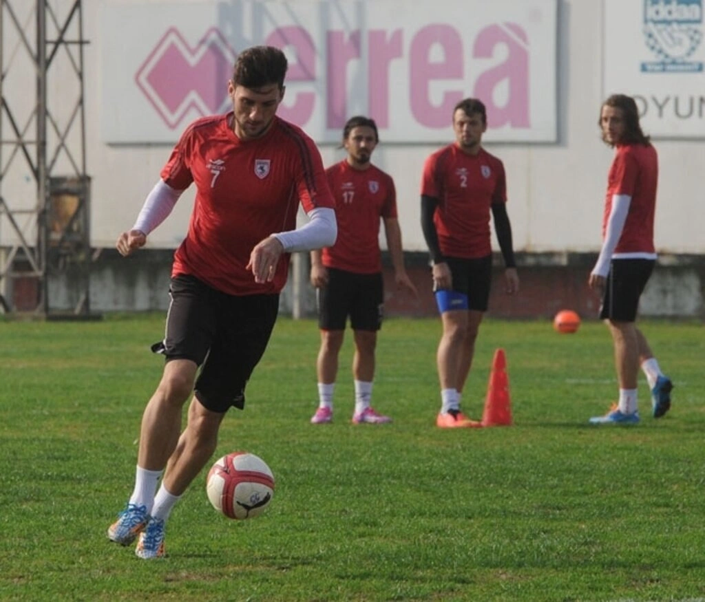 Samsunspor'da neşeli idman