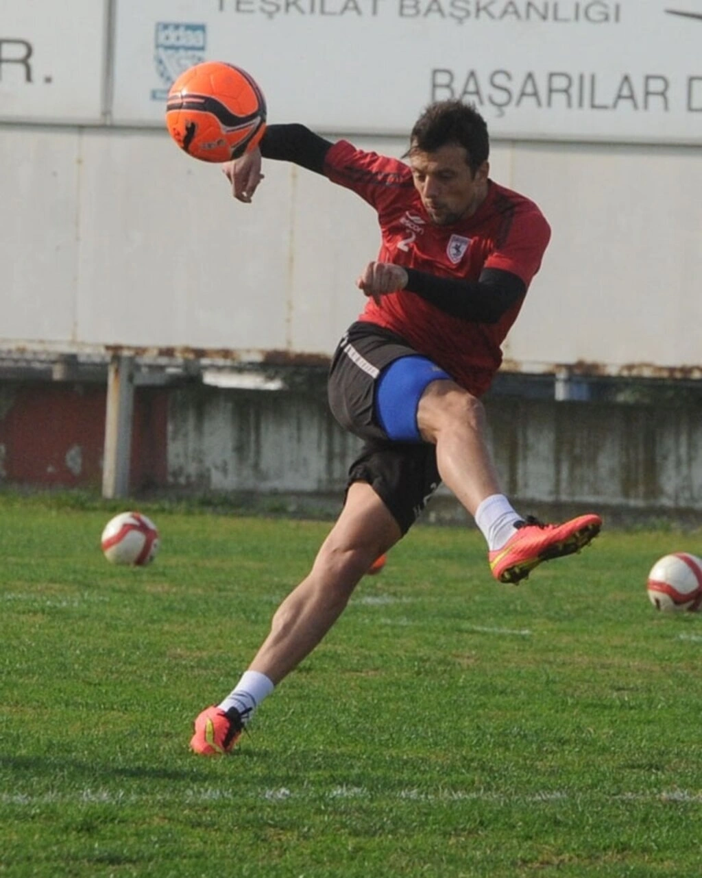 Samsunspor'da neşeli idman