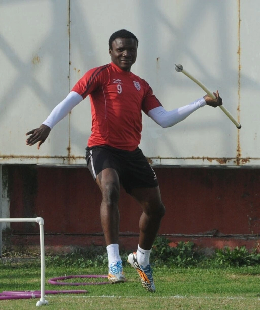 Samsunspor'da neşeli idman
