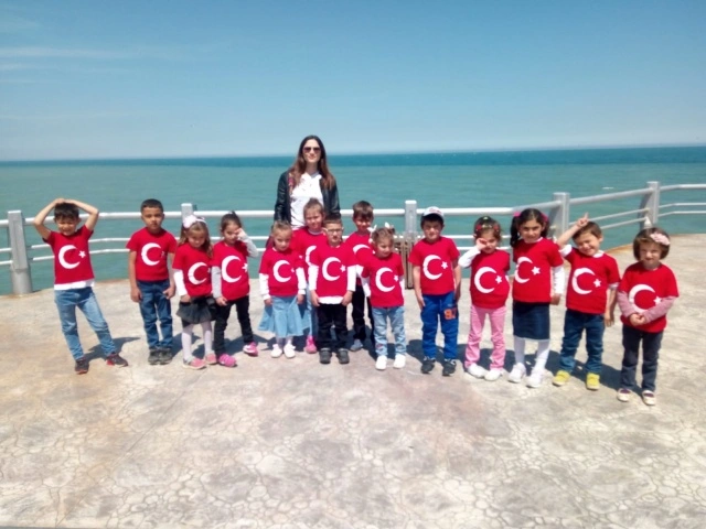 Vezirköprülü minikler ilk kez Samsun'u gördü