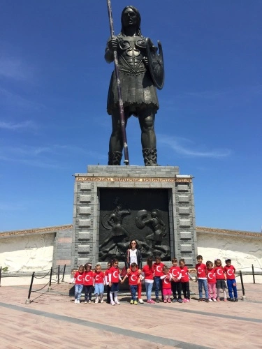 Vezirköprülü minikler ilk kez Samsun'u gördü