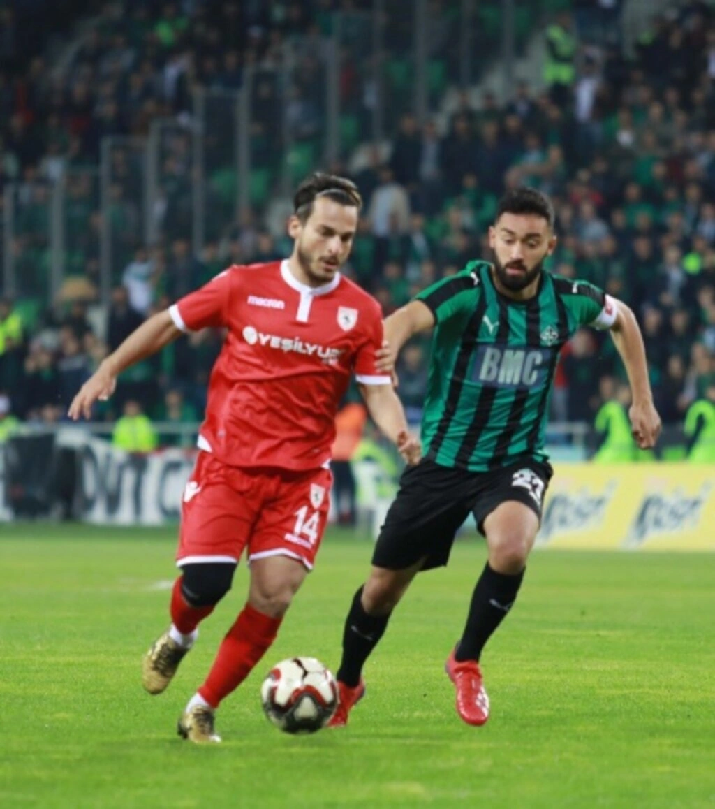 Sakaryaspor Samsunspor maç fotoğrafları