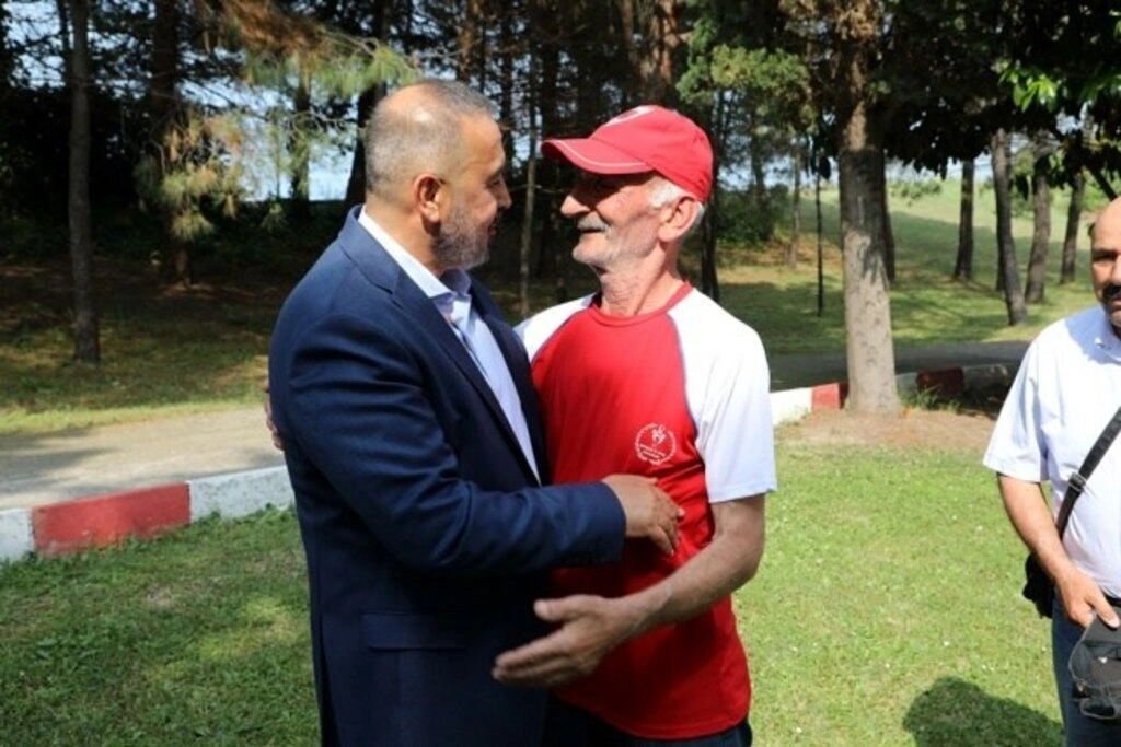 Samsunspor'da bayramlaşma
